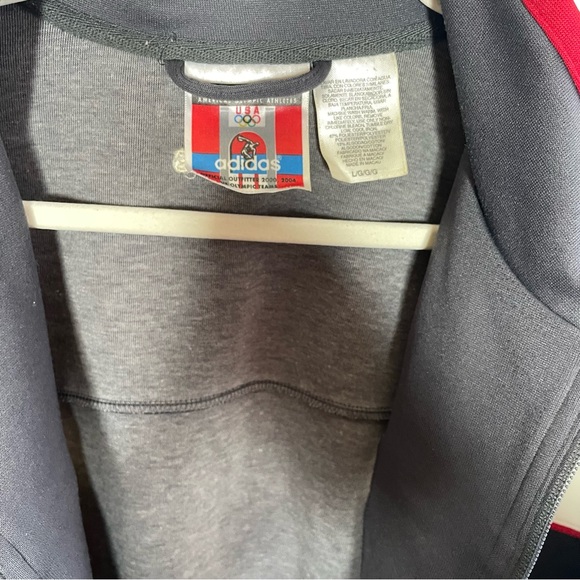 Adidas ROMA MCMLX Team USA Historic Olympics Track Jacket Mens SZ L - Picture 3 of 4